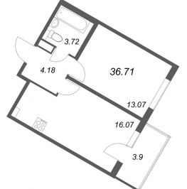 Продажа 1-комн квартиры в новостройке Стрельна п., Будённого пр-кт, к. 5.5 Продажа 1-комн квартиры в новостройке Стрельна п., Будённого пр-кт, к. 5.5