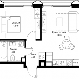 Продажа 1-комн квартиры в новостройке Москва г., Вишнёвая ул., к. 5 Продажа 1-комн квартиры в новостройке Москва г., Вишнёвая ул., к. 5