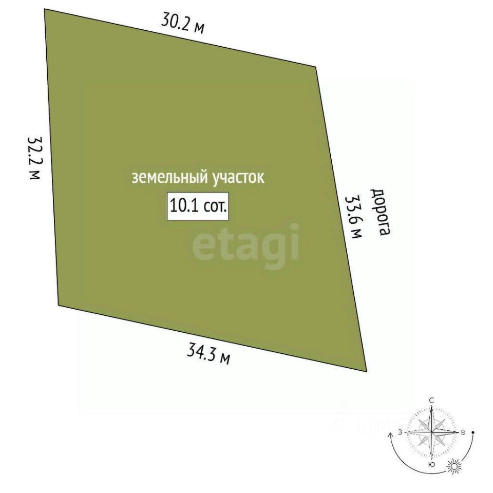 Продажа земли Луговой парк кп, д. Владимировка,  д. 26