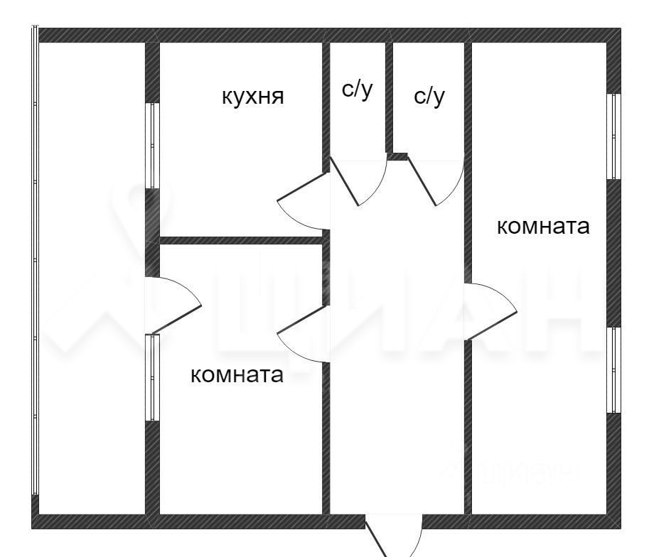 Аренда 2-комн квартиры на вторичном рынке Долгоозерная улица, 1