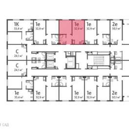 Продажа 1-комн квартиры на вторичном рынке Ковалёво, Поперечная улица,  д. 1 к3