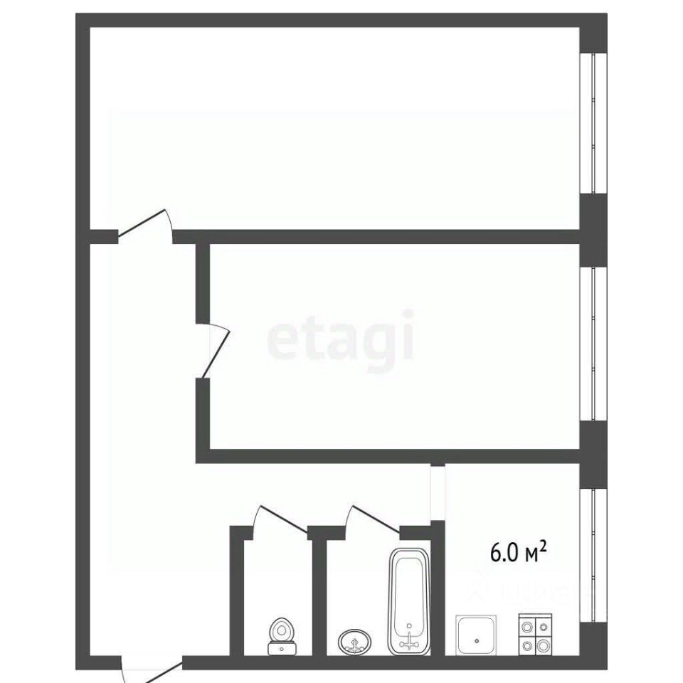 Продажа 2-комн квартиры на вторичном рынке Иерусалимский проезд, 4
