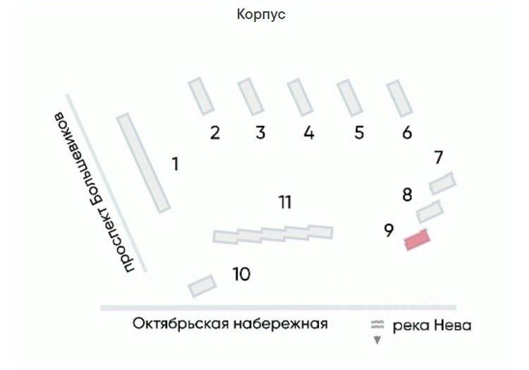 Продажа ПСН Октябрьская наб,  д. 102