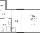 Продать Квартиры в новостройке Московский г., Бианки ул.   9.3