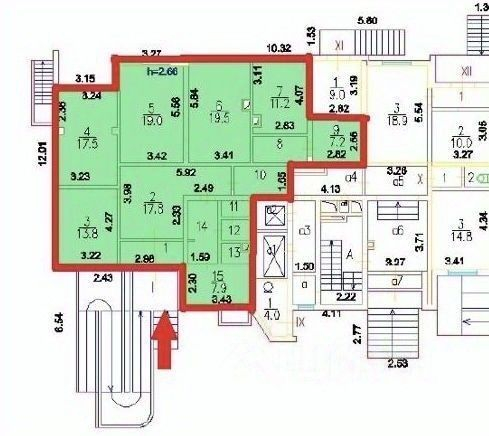 Аренда торгового помещения пр-кт Защитников Москвы,  д. 13