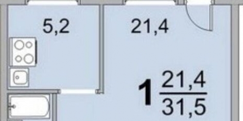 1-комн квартира ул Ивана Бабушкина,  д. 18,  к. 1