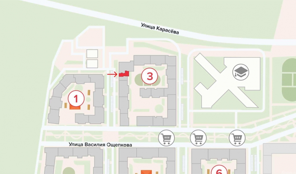 Аренда ПСН Василия Ощепкова улица,  д. 3