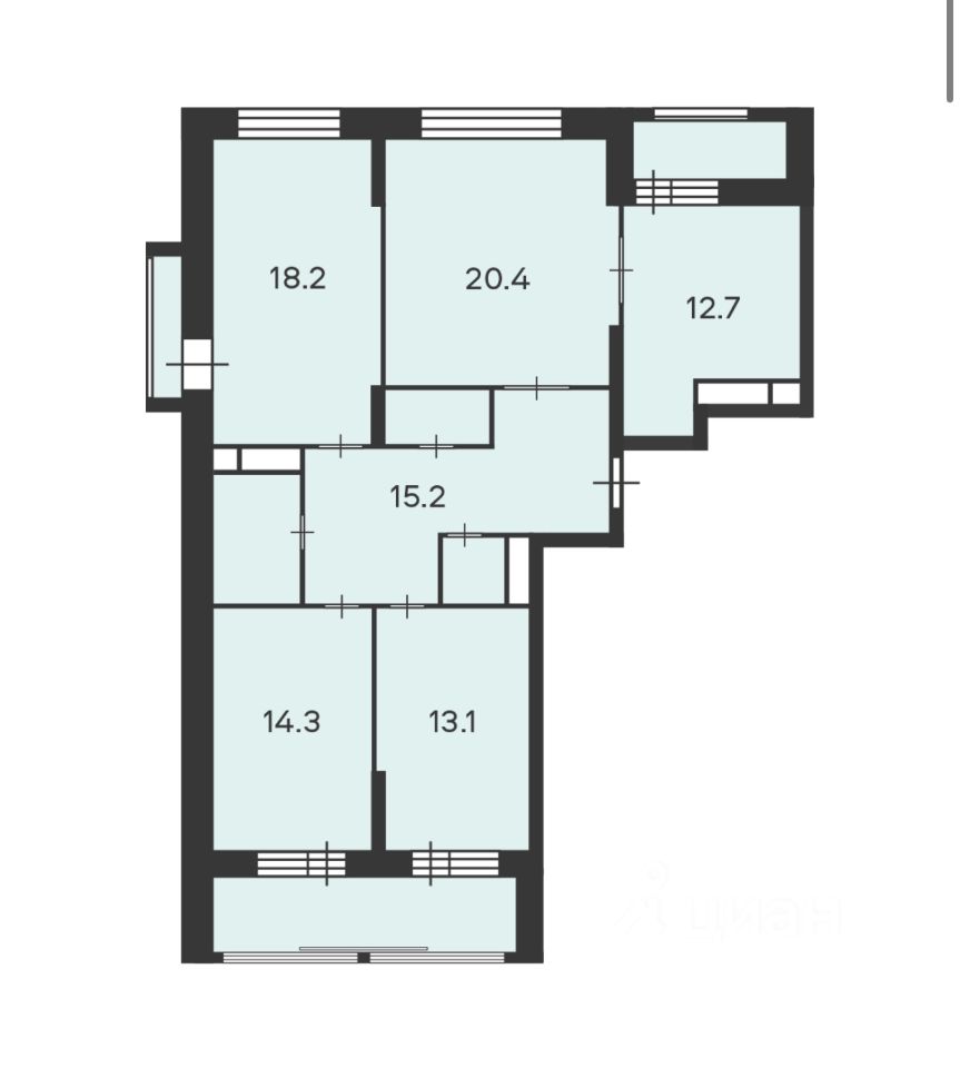 Продажа 4-комн квартиры на вторичном рынке 6-я Радиальная улица, 7/1к1