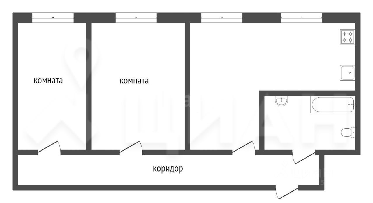 Продажа 3-комн квартиры на вторичном рынке Дубна, улица Ленина, 3