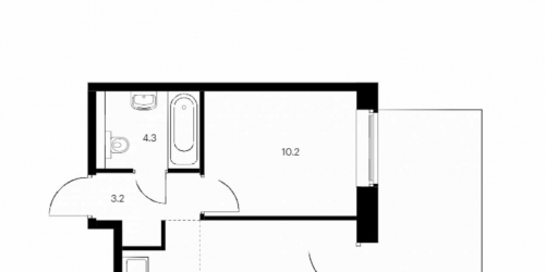1-комн квартира Лермонтовский пр.,  д. 54