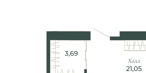 2-комн квартира улица Бармалеева, 22Б
