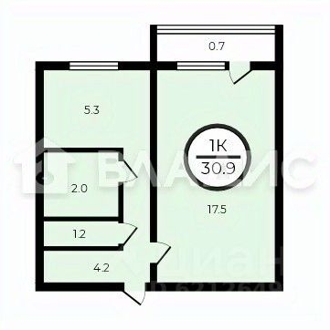 1-комн квартира д. Извара, 10