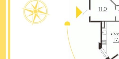 3-комн квартира Кемская улица, 1