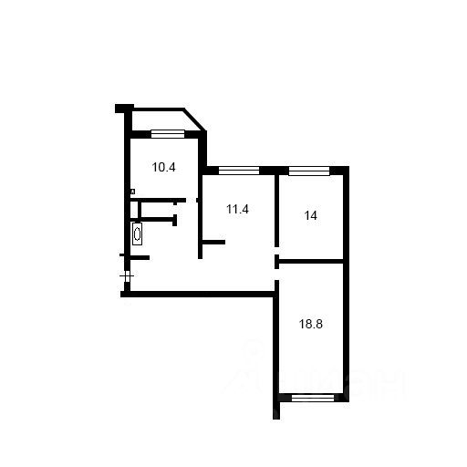 Продажа 3-комн квартиры на вторичном рынке улица Красного Маяка, 22к1