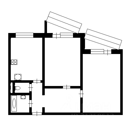 Продажа 2-комн квартиры на вторичном рынке Приозерск, улица Суворова, 40