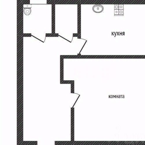 1-комн квартира Будогощь пгт, улица Кооперативная, 12