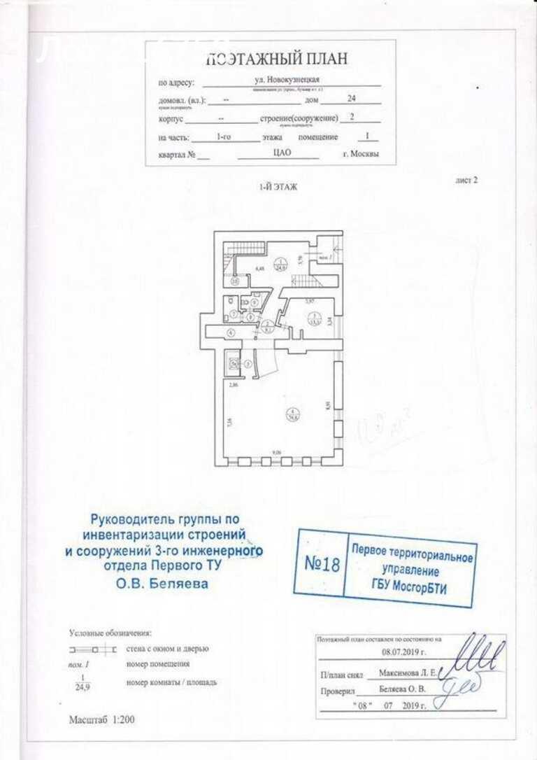 Продажа ПСН Россия, Новокузнецкая улица, 24с2,  д. 24 с2