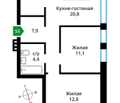 Продать Квартиры в новостройке Аристово п., Детства ул.   5