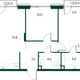 Продажа 2-комн квартиры в новостройке Москва г., Чкаловский б-р, к. 3.4 Продажа 2-комн квартиры в новостройке Москва г., Чкаловский б-р, к. 3.4