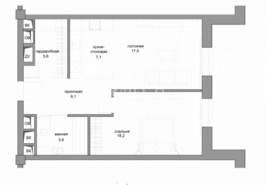 Продажа 2-комн квартиры на вторичном рынке Гороховский переулок, 12с5