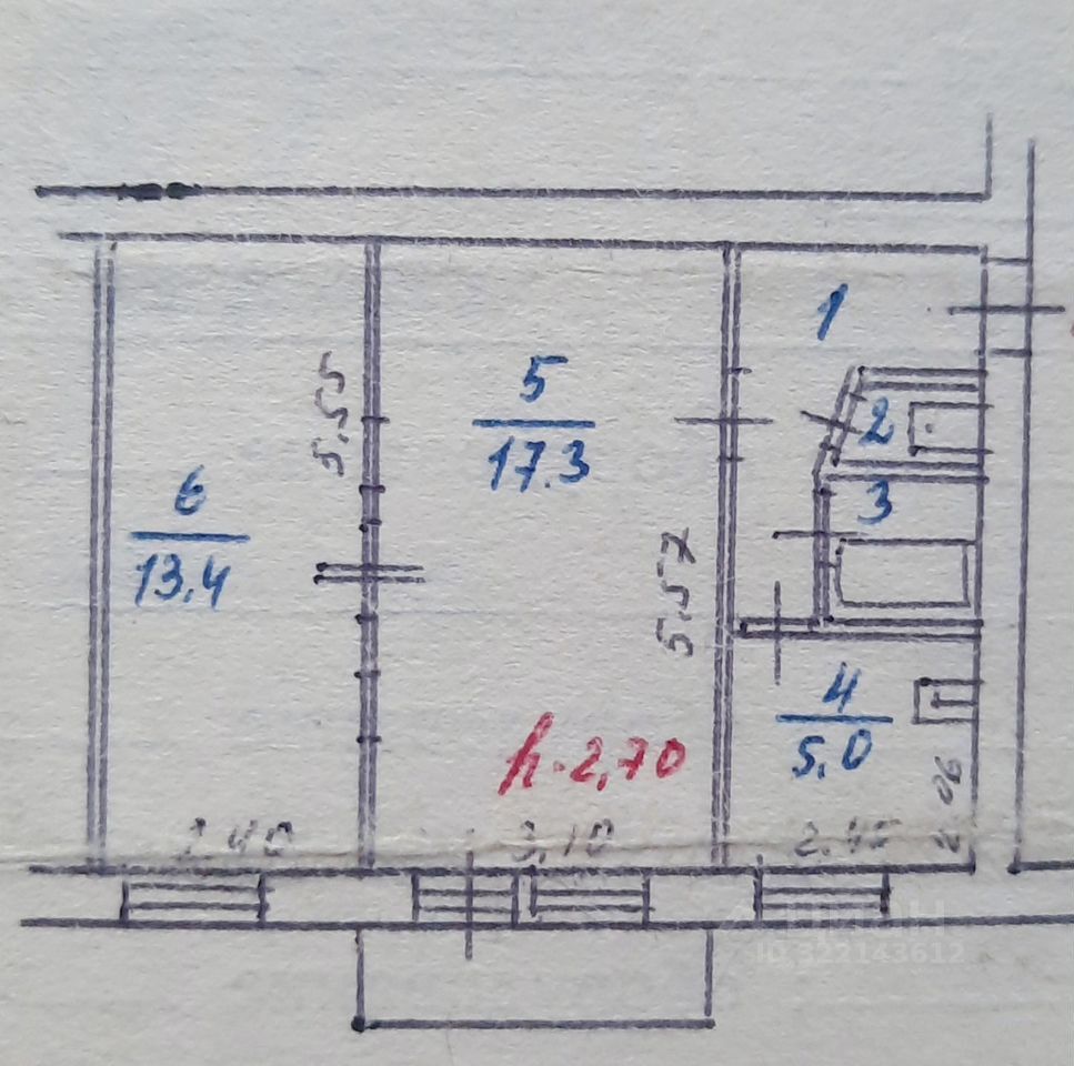 Продажа 2-комн квартиры на вторичном рынке Кузьмоловский пгт, улица Молодежная, 7