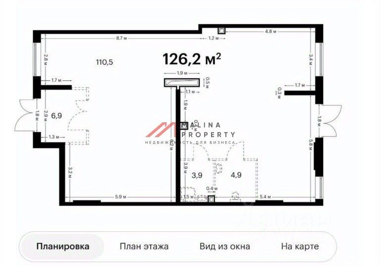 Аренда торгового помещения улица Добролюбова,  д. 8 к1