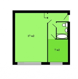 Продажа 1-комн квартиры на вторичном рынке Енисейская улица,  д. 13 к1