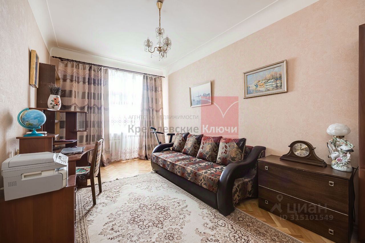 Продажа 3-комн квартиры на вторичном рынке Никитский бульвар, 25
