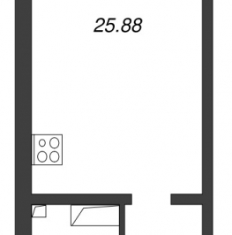 Продажа студии Санкт-Петербург г., Маршала Казакова ул., к. 9 Продажа студии Санкт-Петербург г., Маршала Казакова ул., к. 9