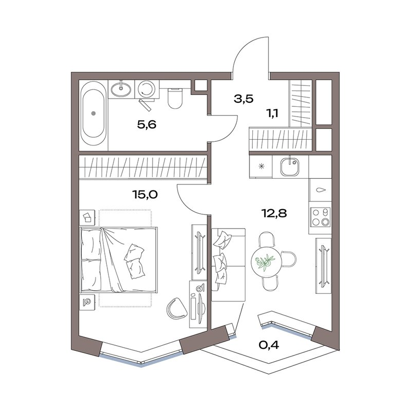 Продажа 1-комн квартиры в новостройке Москва г., Дубнинская ул.,  к. 13