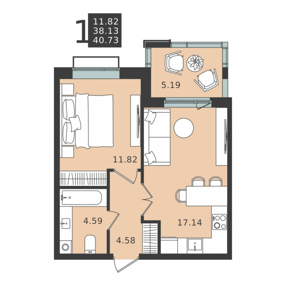 Продажа 1-комн квартиры в новостройке Химки г., Вашутинское ш.,  к. 6