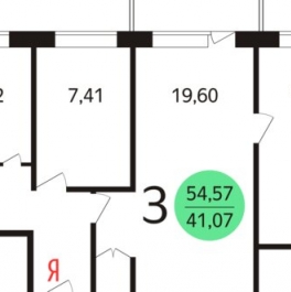 Продажа 3-комн квартиры на вторичном рынке Норильская улица,  д. 1