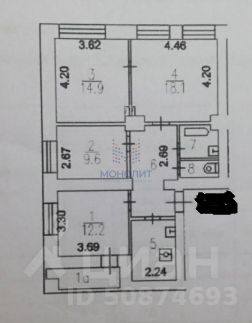 Продажа 4-комн квартиры на вторичном рынке Старая Басманная улица, 20к1