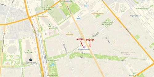 Помещение свободного назначения Бухарестская ул,  д. 78