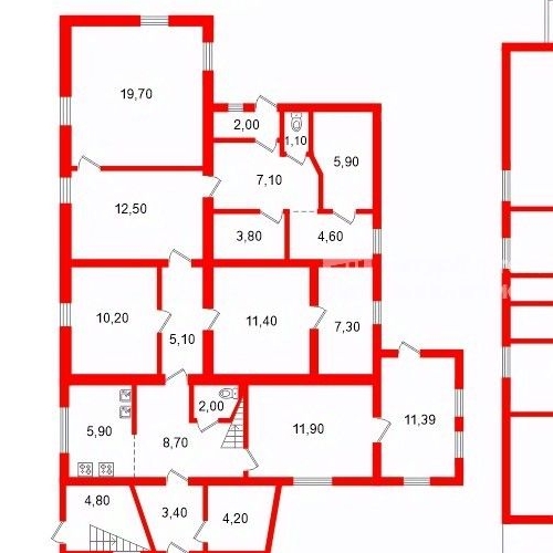 Коттедж/дом Горелово тер., улица Набережная, 1А