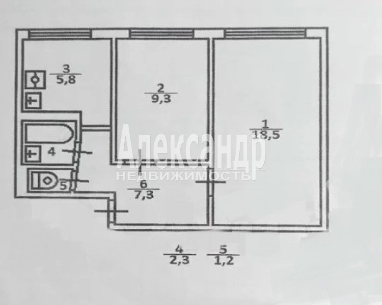Продажа 2-комн квартиры на вторичном рынке Сертолово г., Школьная ул. ,  д. 1