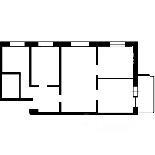 Продажа 3-комн квартиры на вторичном рынке Полтавская улица,  д. 2