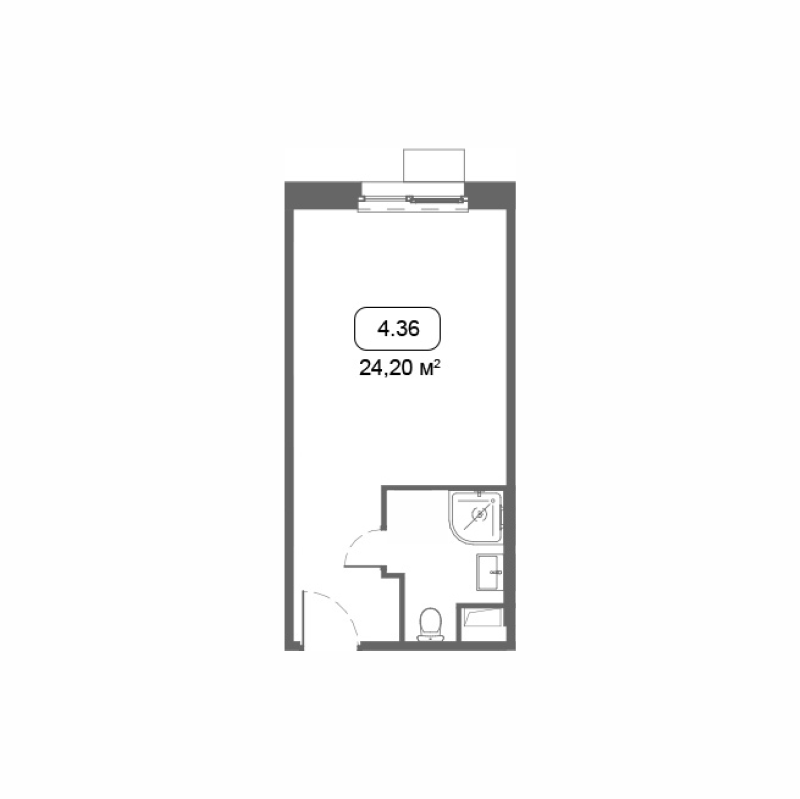 Продажа студии Москва г., Ленинский пр-кт,  к. 4