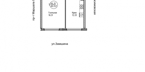 1-комн квартира Санкт-Петербург г., Герасимовская ул.,  к. 1