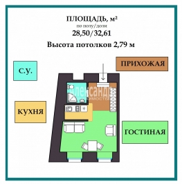 Продажа студии Реки Фонтанки наб., д. 135 Продажа студии Реки Фонтанки наб., д. 135