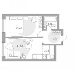 Продажа 1-комн квартиры на вторичном рынке Красногорск г, Ильинский туп,  д. 4