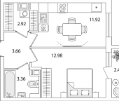 Продать Квартиры в новостройке Санкт-Петербург г., Тамбасова ул.   1