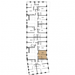 Продажа 1-комн квартиры в новостройке , ул. Маршала Бирюзова, влд. 1