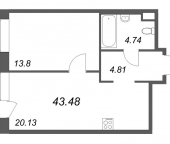 Продать Квартиры в новостройке Санкт-Петербург г., Пионерская ул.   1