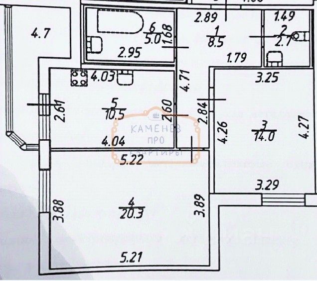 Продажа 2-комн квартиры на вторичном рынке Петергоф, улица Парковая, 20к3с1