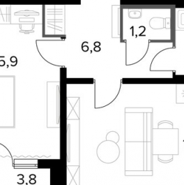 Продажа 1-комн квартиры на вторичном рынке Битца, Южный бульвар,  д. 8