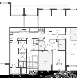 Продажа 2-комн квартиры в новостройке ул Крылатская,  д. 33,  к. 1
