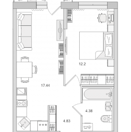 Продажа 1-комн квартиры в новостройке Новосаратовка д., Покровская Дорога ул., к. 4.7 Продажа 1-комн квартиры в новостройке Новосаратовка д., Покровская Дорога ул., к. 4.7