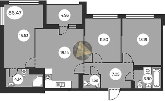 Продажа 3-комн квартиры на вторичном рынке Суздальское ш,  д. 8