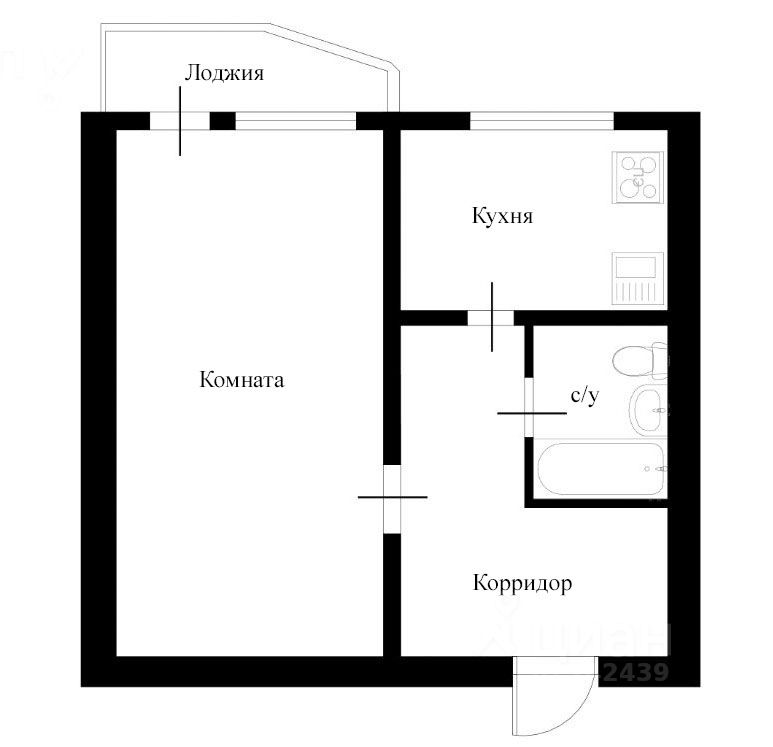 Аренда 1-комн квартиры на вторичном рынке улица Кутузова, 11